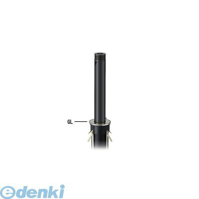 【個人宅配送不可】帝金 Teikin AK-07CT MBK 直送 代引不可・他メーカー同梱不可 アルミキャスト+ステンレス製バリカー　上下式車止めポール バリアフリー型 φ114.3 AK07CTMBK