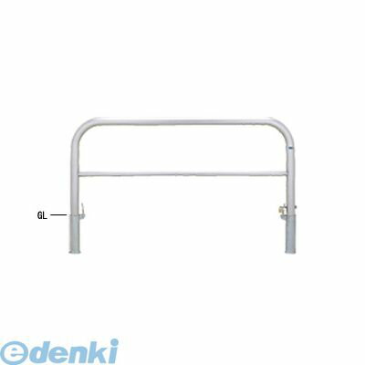 【個人宅配送不可】帝金 Teikin S82PK3-15 直送 代引不可・他メーカー同梱不可 ステンレス製バリカー　横型・コノ字型・アーチ型・U字型車止めポール スタンダードタイプ 中桟付・中桟あり　φ60.5×t3.0 W1500 H650 mm S82PK315