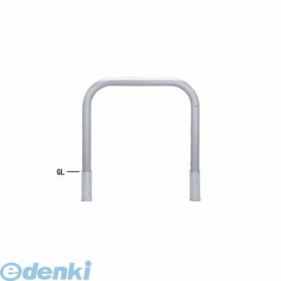 (LINEクーポン有)【個人宅配送不可】帝金 Teikin SY83C-10 直送 代引不可・他メーカー同梱不可 ステンレス製バリカー　横型・コノ字型・アーチ型・U字型車止めポール スタンダードタイプ φ76.3×t3.0 W1000 H800 mm S