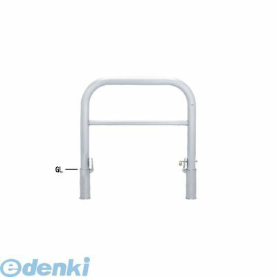 【個人宅配送不可】帝金 Teikin SY83PK3-10 直送 代引不可・他メーカー同梱不可 ステンレス製バリカー 横型・コノ字型・アーチ型・U字型車止めポール スタンダードタイプ 中桟付・中桟あり φ76.3×t3.0 W1000 H800 mm SY83PK310