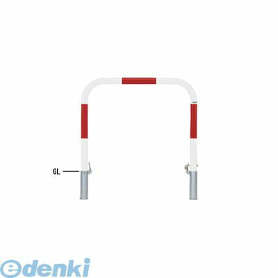 (LINEクーポン有)【個人宅配送不可】帝金 Teikin Y82PK-10 R&W 直送 代引不可・他メーカー同梱不可 スチール製バリカー　横型・コノ字..