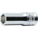 【即納在庫品】「直送」株 山下工業研究所 2300XZ-6 6.35mm差込 Z−EAL6角セミディープソケット6mm 2300XZ6