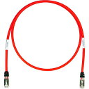 【即納在庫品】「直送」パンドウイット STP6X10MRD CAT6A/CAT6 シールドパッチコード 10m 赤 STP6X10MRD パンドウイットコーポレ...