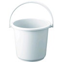 【即納在庫品】「直送」トラスコ TRUSCO TPPB-15-W PPカラーバケツ 15L 白TPPB15W8037