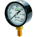 【即納在庫品】「直送」TRUSCO TPG60-0.6 JIS汎用圧力計A型60φ 圧力レンジ0.0〜0.60MPa TPG600.6 TPG60-0-6 207-4522(4)