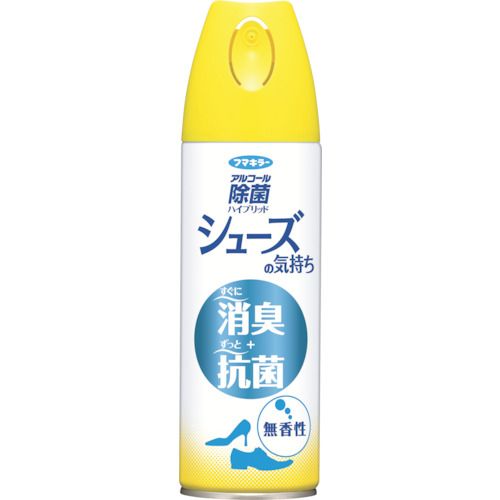 フマキラーメーカーお問い合わせ：0077-788-555【特長】●プラスイオン抗菌剤がニオイ菌の増殖を抑え、消臭効果が長時間持続。使うたび、さらに抗菌力が高まります。●スプレーするだけで新配合の消臭成分がニオイを中和し、素早く消臭します。【用途】●靴の消臭除菌。【仕様】●容量(ml)：180●香り：無香性【原産国】日本　