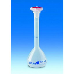 VITLAB 671941 1028−02 PPメスフラスコ NSタイプ レオナ 25mL 栓付きPPメスフラスコ tr-1153071 1-1322-02