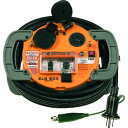 【即納在庫品】「直送」ハタヤ EB-5V 負荷電流値設定可変型ELBボックス 電線5m EB5V 307-2711