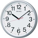 【あす楽対応】「直送」SEIKO KX230S 電波掛時計　直径305×45　P枠　銀色メタリック