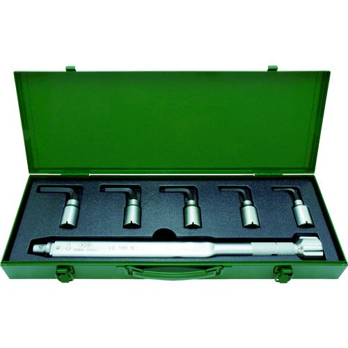 旭金属工業 ASAHI LCX4000 ASH　トルクレンチ六角棒スパナヘッドセット　LC180N＋