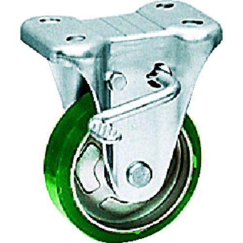 【即納在庫品】「直送」オーエッチ工業 OHUKB-100 OH　プレスキャスターKBタイプ中荷重用 固定 ベアリ..