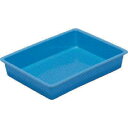 【即納在庫品】「直送」サンコー SKVAT-3-BL プラスチックトレー 200301 サンバット3号 ライトブルー SKVAT3BL 342-5461