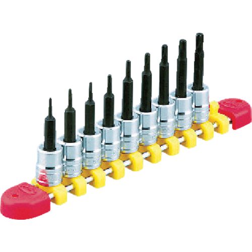 【即納在庫品】「直送」KTC 京都機械工具 工具 TBT409BH 12.7sq.ヘキサゴンビットソケットセット 9コ組 TBT-409BH KYOTO TOOL 4989433149783 ケイティーシー 9個組