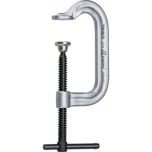 【即納在庫品】「直送」トラスコ中山 TRUSCO TC100S シャコ万力 口開100mmアゴ深さ60mm