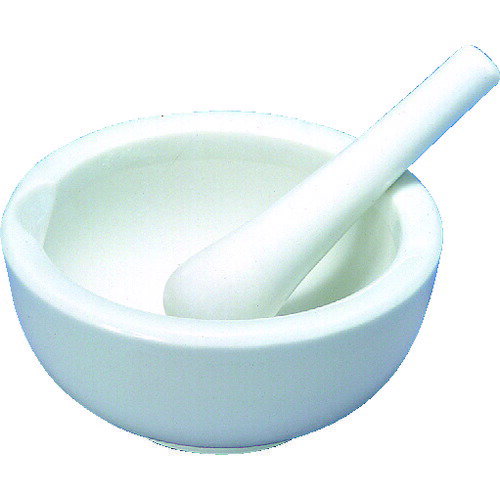 東京硝子器械 TGK 194543101 乳鉢磁製並60mm 乳棒付