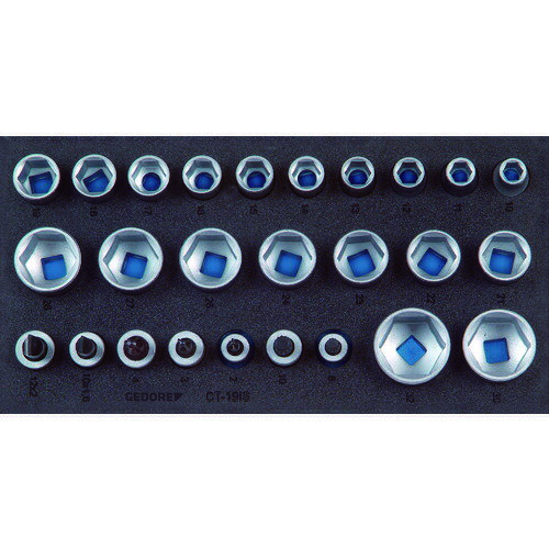 【即納在庫品】「直送」GEDORE 2308924 ソケットセット1／2 1500CT1‐19IS ゲドレー社 1500CT1-19IS 855-8909 TRGEDORE ハンドツール 1S