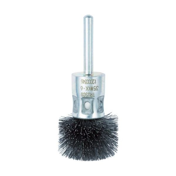 【即納在庫品】「直送」トラスコ中山 TRUSCO 35WKK6 傘型ワイヤーブラシ 角型 Φ35 402-6918