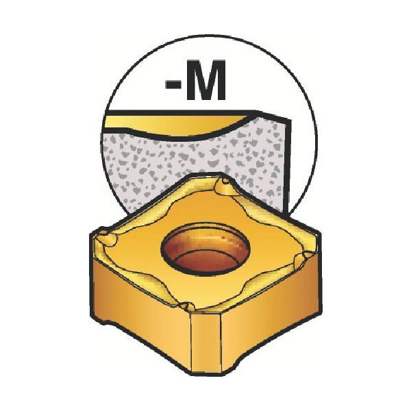 【即納在庫品】「直送」サンドビック SV 345R-1305M-PM1010 【10個入】 コロミル345用チップ 1010 COAT345R1305MPM87...