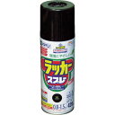 「直送」アサヒペン 568526 アスペンラッカースプレー420ml　黒