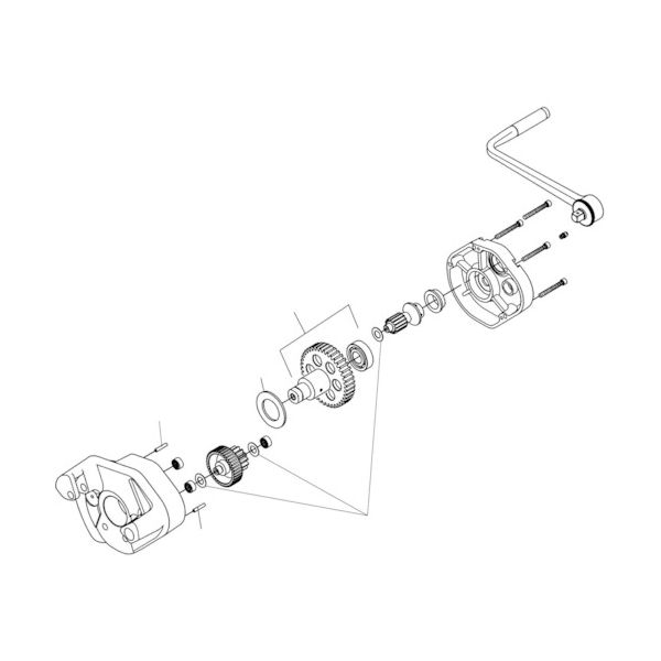 【即納在庫品】「直送」リジッド RIDGID 77097 ロールグルーバー用パーツ チェーン ピン F／HC−300 Ridge Tool tr-7883668 Company リッジツール 788-3668 150 100 mm