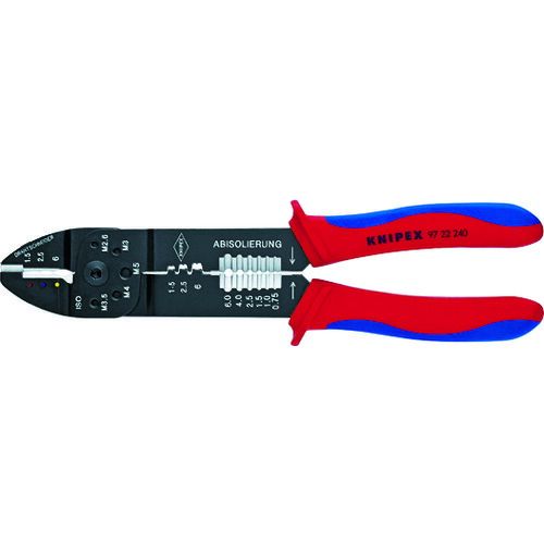 【即納在庫品】「直送」KNIPEX 9722-240 圧着ペンチ 240mm 9722240