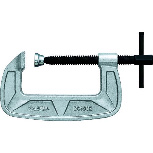 【即納在庫品】「直送」スーパーツール BC100E シャコ万力 バーコ型 100mm メタリックグレー焼付塗装 344-4244 メタリックグレー焼付塗装 SUPERTOOL シャコ万力メタリックグレー焼付塗装 4967521293174