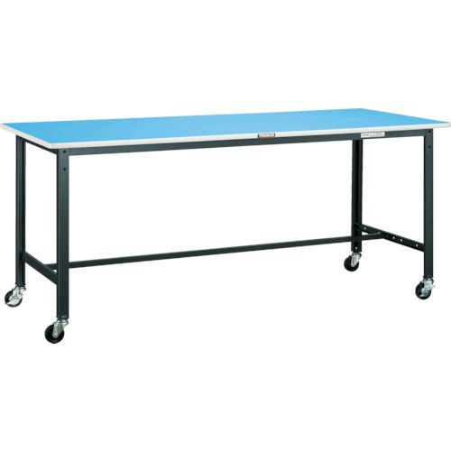 【個人宅配送不可】トラスコ中山 TRUSCO BE1875C75 直送 代引不可・他メーカー同梱不可 BE型軽量作業台 1800X750XH800 キャスター付 ダークグレー色