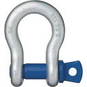 【即納在庫品】「直送」4963360523328 鍛造シャックル弓型 使用荷重1.0t
