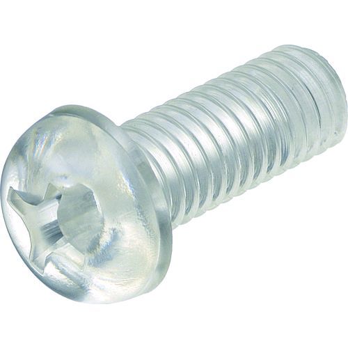 【即納在庫品】「直送」TRUSCO BPC-PHM6X15 ポリカーボネート PC 十字穴付ナベ小ネジ M6X15 50本入 BPCPHM6X15 金物 50本入2081378 208-1378