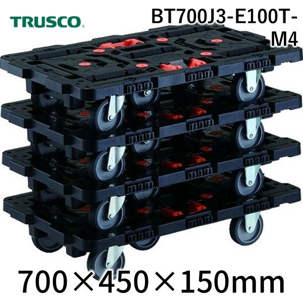 TRUSCO BT700J3-E100T-M4 �ޤȤ��㤤 Ϣ�뼰������ʿ��� �ӡ��ȥ� 700X450 ����3�� �Ȥ᤿������4�楻�å�4�� BT700J3E...