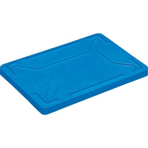 DICプラスチックメーカーお問い合わせ：048-658-8855【仕様】●色：ブルー●外形寸法(mm)間口：423●外形寸法(mm)奥行：290●外形寸法(mm)高さ：36.5●適合コンテナ：F-4、F-8、F-12、F-17、F-21【仕様2】●ロックなし：Fタイプ●ロック付：FRタイプ【材質／仕上】●ポリプロピレン（PP）【原産国】日本　