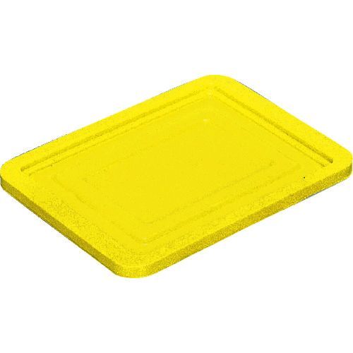 (LINEクーポン有)【即納在庫品】「直送」【個数：1個】ヒシ S6F S−6・9コンテナ共用蓋　黄