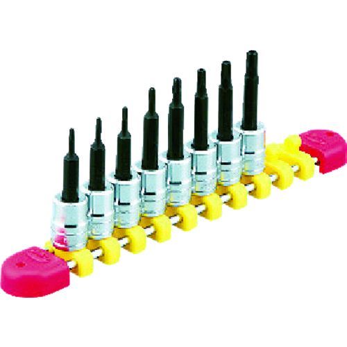 【即納在庫品】「直送」KTC 京都機械工具 工具 TBT208TH 6.3sq.T型いじり止めトルクスビットソケットセット 8コ組 TBT-208TH KYOTO TOOL 8個組 4989433149585