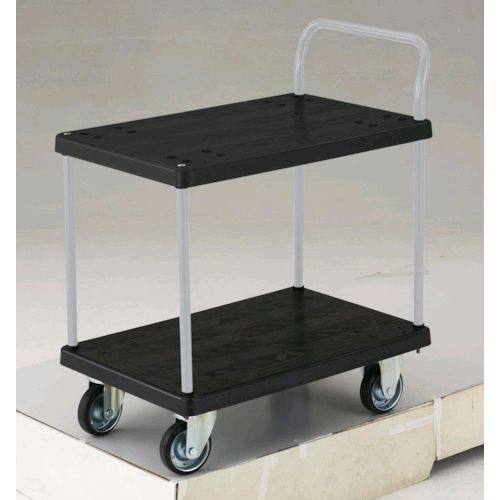 【個人宅配送不可】【受注生産品 納期-約2週間】トラスコ中山 TRUSCO TPD804 直送 代引不可・他メーカー同梱不可導電性グランカート 樹脂 2段片袖 800×535 均等荷重300kg