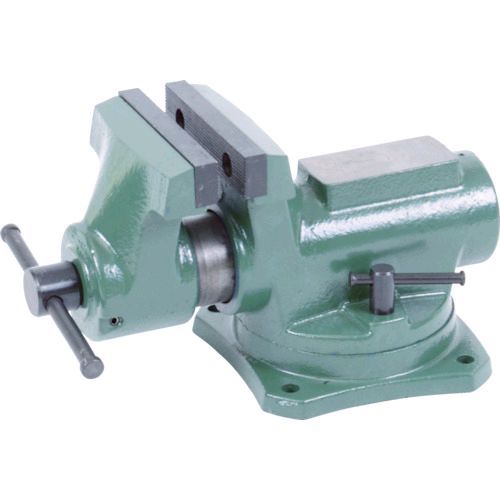 【即納在庫品】「直送」トラスコ中山 TRUSCO TRV100 回転台付バイス 軽作業用 100mm 445-6190