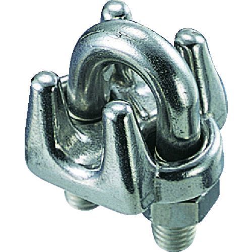 【即納在庫品】「直送」TRUSCO TWC-22 ワイヤークリップ ステンレス製 22mm用 1個入 TWC22 208-1081 2081081