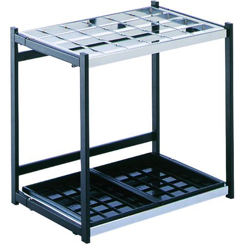 【個数：1個】テラモト UB-280-224-0 折りたたみ式傘立A型 24本収納 UB2802240 287-9751