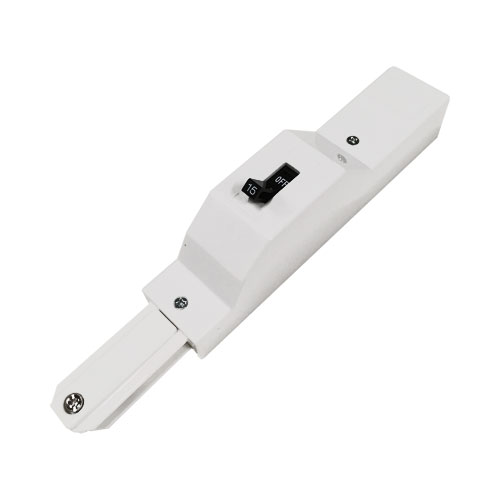 NDR0231SB 東芝 15Aブレーカ付フィードインキャップ 白色 ライティングレール用