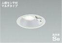 AD7141W50 コイズミ照明 ダウンライト 人感センサー付 埋込穴Φ100 白熱灯器具100W相当 昼白色 防雨型