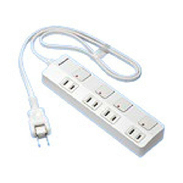 WHS25349WP パナソニック ザ・タップZ 4コ口 ACアダプター対応 個別ランプレススイッチ 3m ホワイト