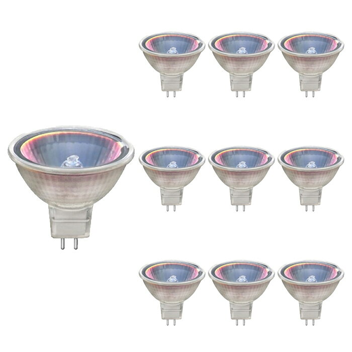 JR12V45WUVWK5HA2 岩崎電気 ダイクロハロゲン電球 Φ50 12V用 口金GU5.3 アイ ダイクロクールハロゲンランプ plus 省電力タイプ 10個セット JR12V45WUV/WK5/HA2