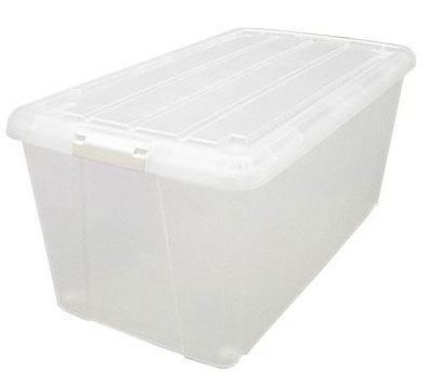 収納ボックス ふた付き キャスター付き 衣装ケース プラスチック 幅39 奥行72 高さ33 収納ケース クリア 透明 コンテナボックス 蓋付き スタッキング 押し入れ収納 整理 衣類収納 アイリスオーヤマ N-720 *