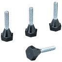 【メタルミニ(ポール径19mm)用】メタルミニ アジャスター MM-4NA アイリスオーヤマ(メタルラック/収納棚/棚板/収納用品/リビング ダイニング収納)