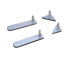 【メタルラック（ポール径25mm）用】メタルラックアジャスター MR-4BA 前2個/後2個入【アイリスオーヤマ】（メタルラック/収納棚/棚板/収納用品/リビング ダイニング収納）