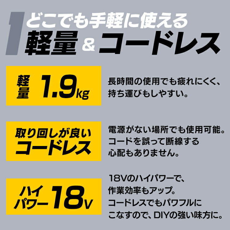 ジグソー 切断 充電式 18V ジグソー ホワイト送料無料 工具 こうぐ コウグ ハイパワー 電動 電動工具 DIY 工作 diy アイリスオーヤマ JJS181 3