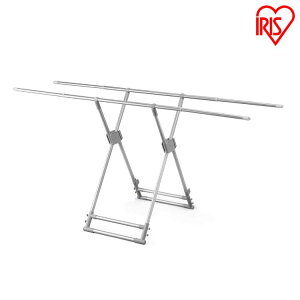 布団干し 洗濯物干し 2way アイリスオーヤマ 布団干しスタンド 布団4枚分 屋外 室内 折りたたみ 収納 ステンレス 丈夫 サビにくい ベランダ バルコニー 室内物干し 物干し 部屋干し 梅雨 花粉 CFS-200S *