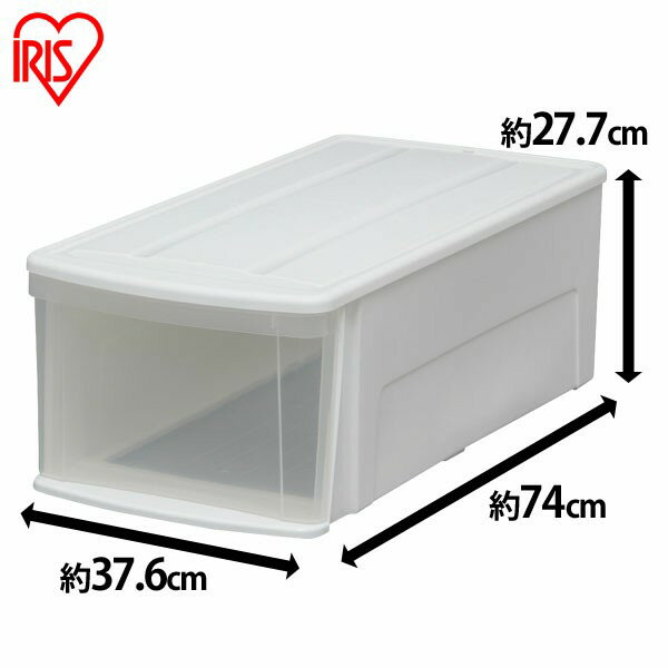 収納ケース 収納ボックス 収納チェスト クリア コンテナ プラスチック 引出し 引き出し LDサイズ深型 ..