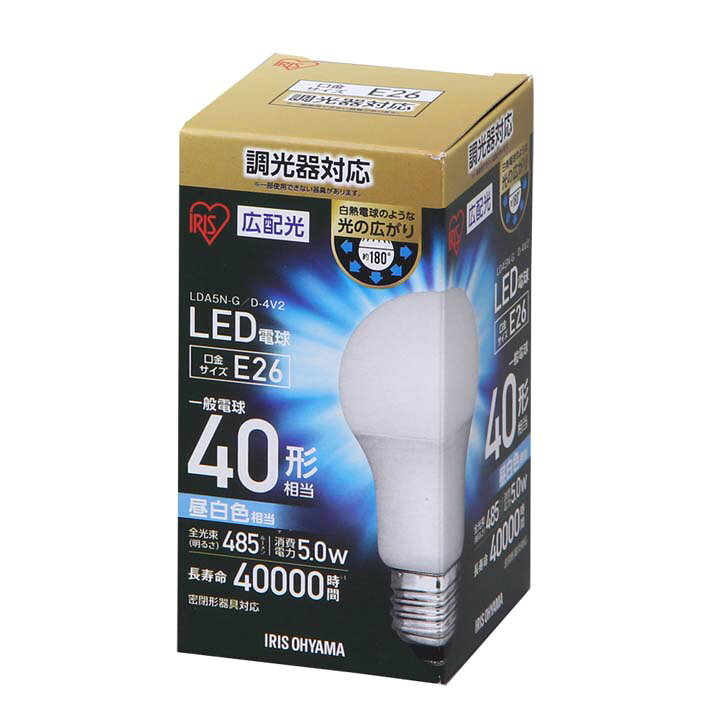 �ŵ� LED E26 40W LED�ŵ� Ĵ�� ���۸� ���򿧡�485lm�� LDA5N-G D-4V2���ŵ忧��485lm�� LDA5L-G D-4V2 �����ꥹ�������