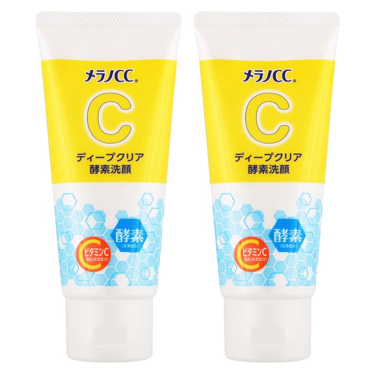 【2個セット】スキンケア 日用消耗品 コスメ メラノCC ディープクリア酵素洗顔 130g ロート製薬 ロート メラノCC 酵素洗顔 酵素 洗顔 毛穴ケア 角質 洗顔フォーム 吸着泡