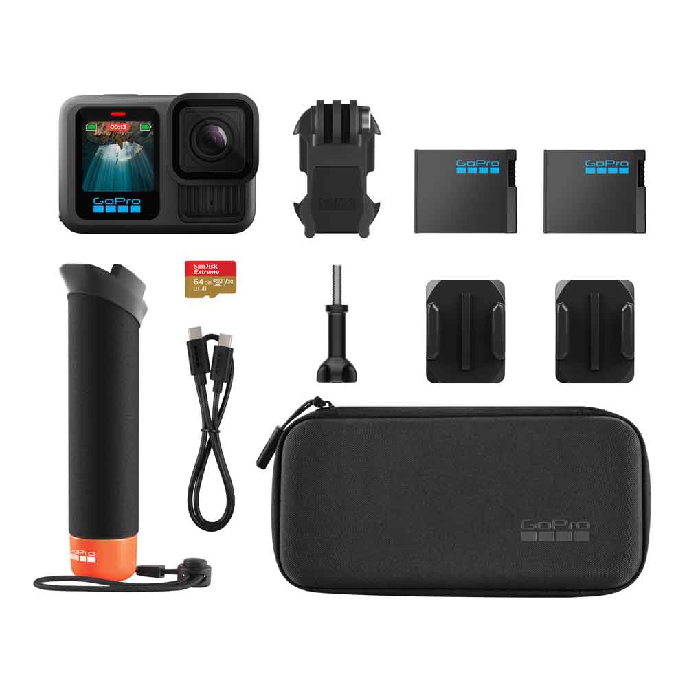 カメラ GoPro ゴープロHERO13 Black+アクセサリーセット CHDRB-131-FWゴープロ ア...